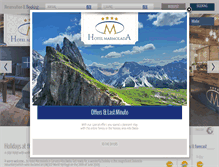 Tablet Screenshot of hotel-marmolada.com
